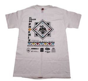 Vintage El Tour De Phoenix‎ Bike Tshirt 2001 Men's Medium White